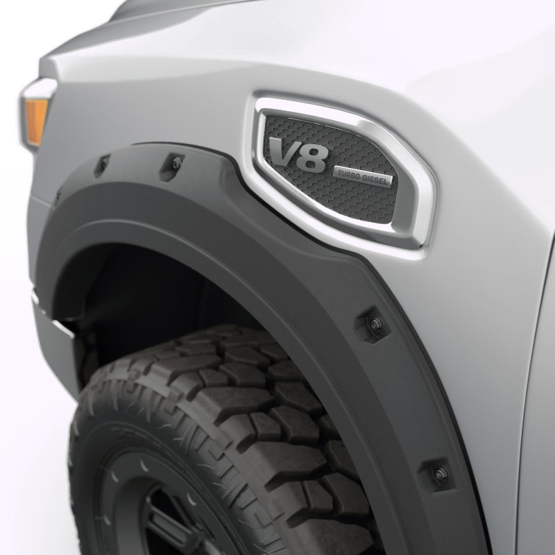 EGR 2017 Nissan Titan Bolt-On Look Fender Flares - Set - Black Matte (796005) - Mammoth Racing -