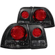 ANZO 1996-1997 Honda Accord Taillights Black - My Store