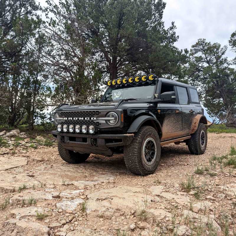 KC HiLiTES 21+ Ford Bronco 39in. Gravity LED Pro6 Light Bar Kit Front Bumper - Mammoth Racing -