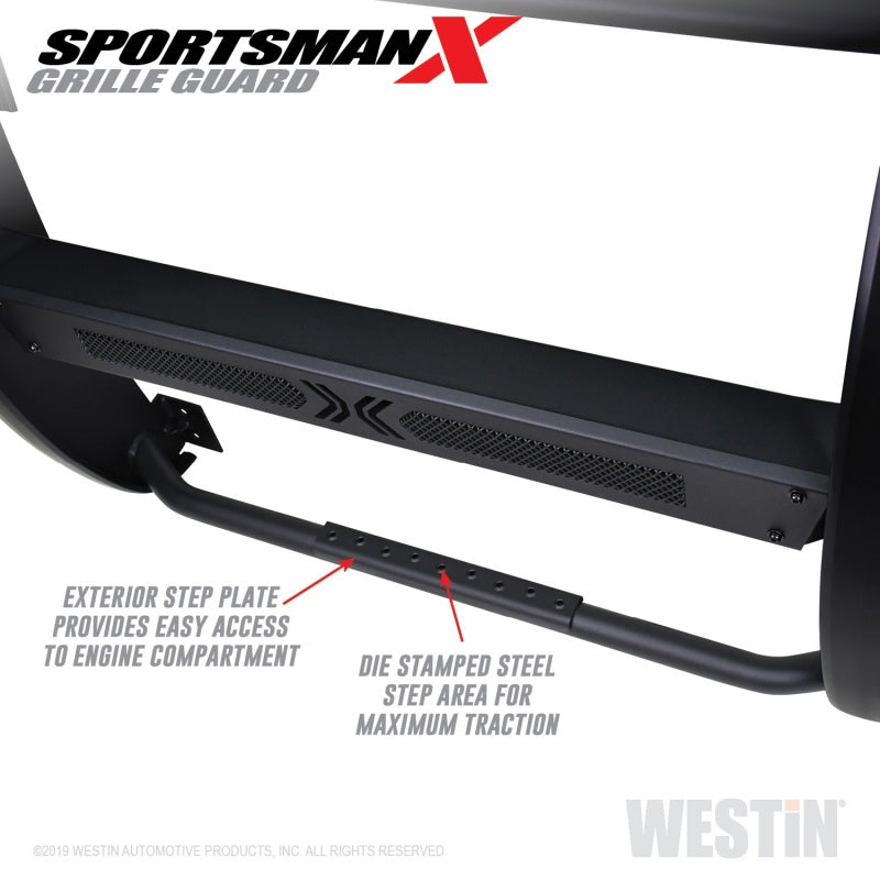 Westin 14-20 Toyota Tundra Sportsman X Grille Guard - Textured Black - Mammoth Racing -