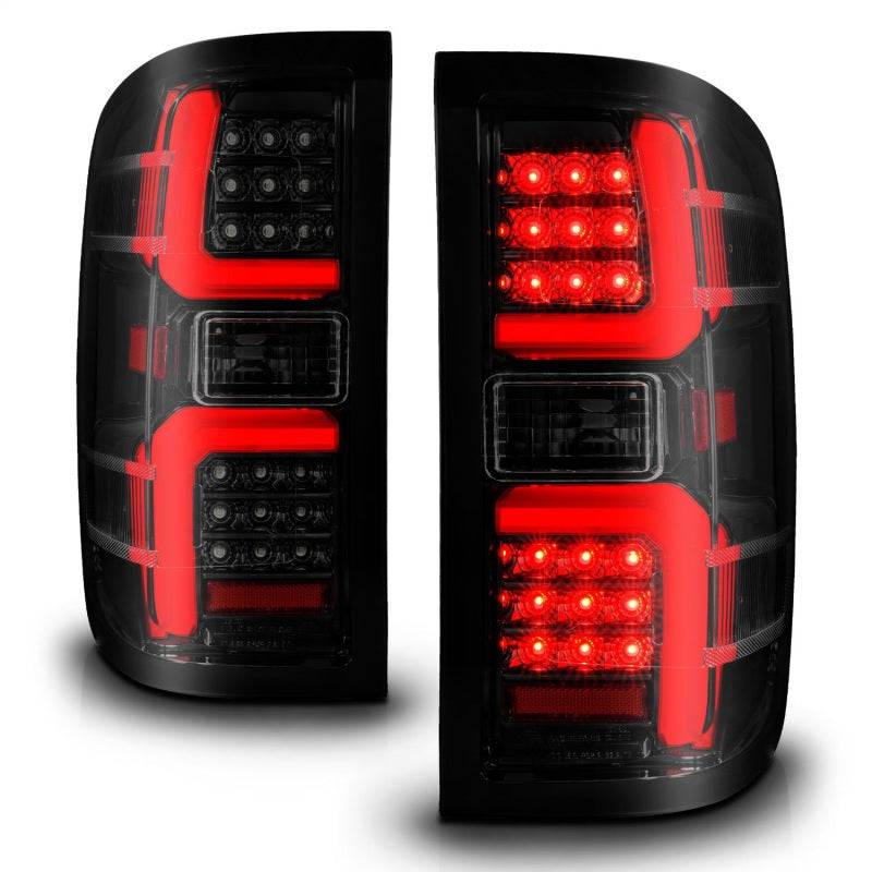 ANZO 15-19 Chevrolet Silverado 2500 HD/3500 HD LED Taillight w/ Sequential Black Housing/Smoke Lens - My Store