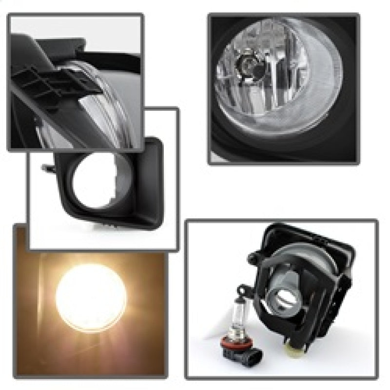Spyder Toyota Tundra 2014+ OEM Fog Lights W/Switch- Clear FL-CL-TTU14-C - Mammoth Racing -