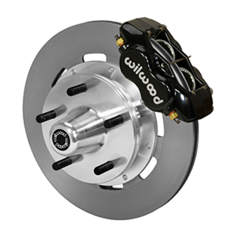 Wilwood Forged Dynalite Front Kit 19.00in Plain Rotor Black WWE ProSpindle (5x5.00in Hub) - My Store