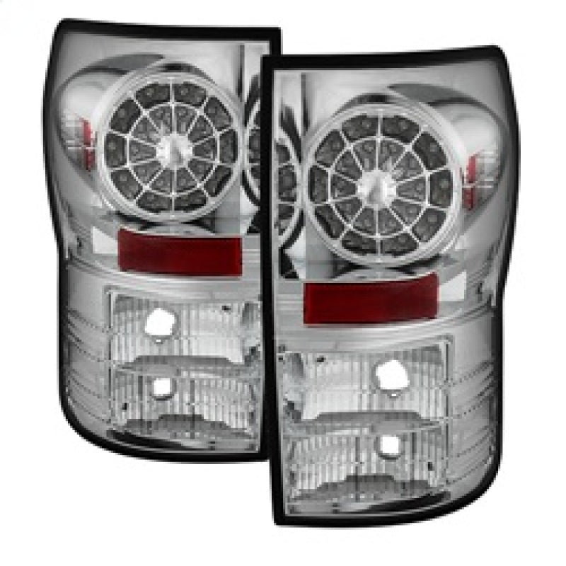 Spyder Toyota Tundra 07-13 LED Tail lights Chrome ALT-YD-TTU07-LED-C - Mammoth Racing -