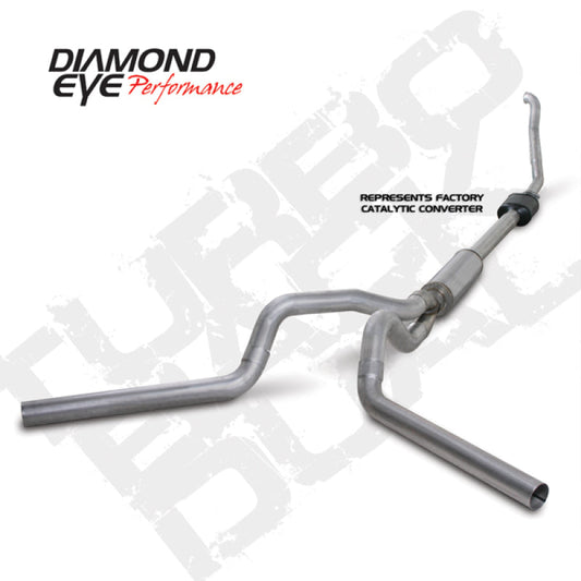 Diamond Eye KIT 4in TB DUAL AL: 94-97 FORD 7.3L F250/F350 PWRSTROKE NFS W/ CARB EQUIV STDS - Mammoth Racing -