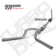 Diamond Eye KIT 4in TB DUAL AL: 94-97 FORD 7.3L F250/F350 PWRSTROKE NFS W/ CARB EQUIV STDS - Mammoth Racing -