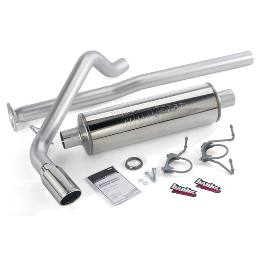 Banks Power 13-14 Toyota Tacoma 4.0L ECLB CCSB/CCLB/DCLB/CCSB Monster Exhaust Sys - SS w/ Chrome Tip - Mammoth Racing -