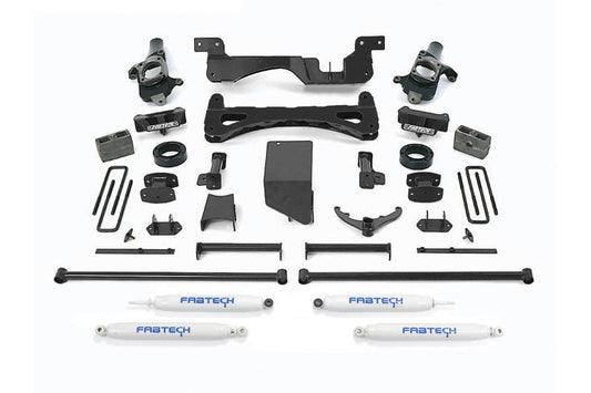 Fabtech 01-10 GM C/k2500hd 6in Perf Sys w/Perf Shks - My Store