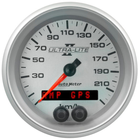 Autometer Ultra-Lite II 3-3/8in. 225km/h (gps) Speedometer Gauge - My Store