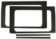 DEI 2018-Up Jeep Wrangler JL 4-Door Leather Look Rear Side Window Trim Kit 4-pc - Black - Mammoth Racing -