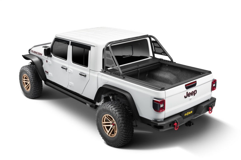 N-Fab ARC Sports Bar 20-22 Jeep Gladiator - Textured Black(Roll-N-Lock Cover Fitment Only) - Mammoth Racing -