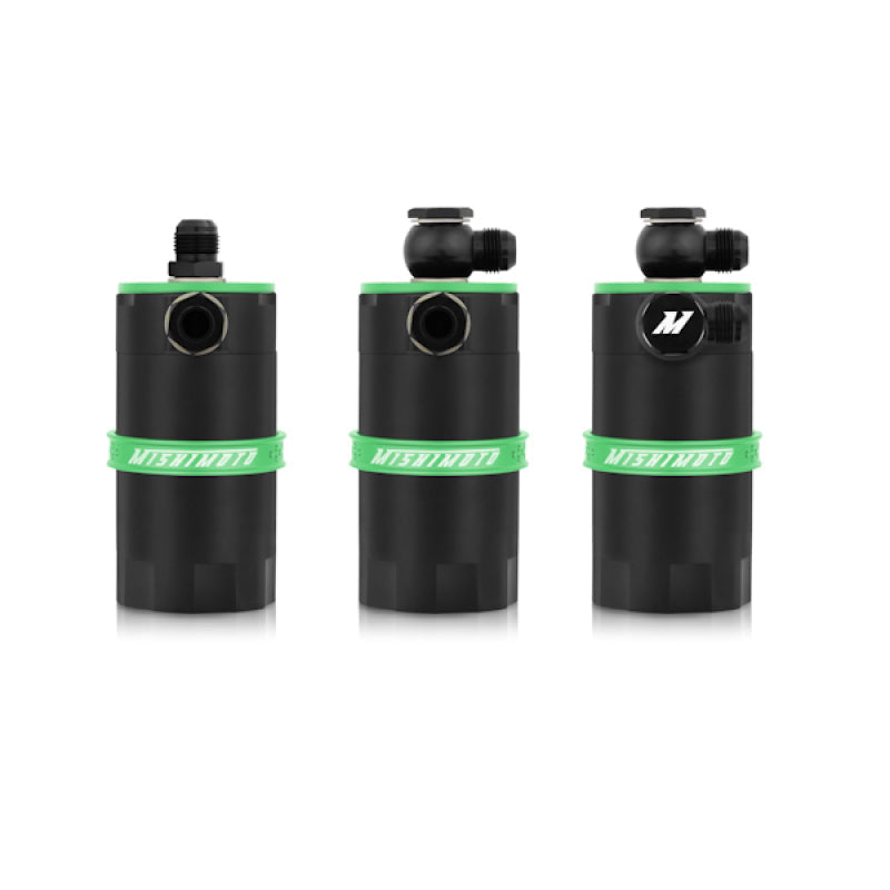 Mishimoto Universal Baffled Oil Catch Can - Green - Mammoth Racing -