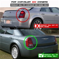 Spyder Chrysler 300 05-07 LED Tail Lights Chrome ALT-YD-CHR305-LED-C - Mammoth Racing -