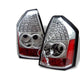 Spyder Chrysler 300 05-07 LED Tail Lights Chrome ALT-YD-CHR305-LED-C - Mammoth Racing -
