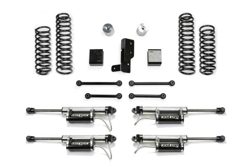 Fabtech 18-21 Jeep JL 4-Door 4WD 3in Sport System w/Dl Resi - Mammoth Racing -