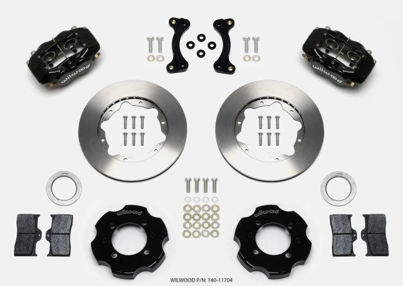 Wilwood Forged Dynalite Front Hat Kit 11.00in 95-05 Miata - Mammoth Racing -