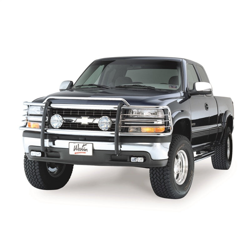 Westin 1999-2002 Chevrolet Silverado 1500LD Sportsman Grille Guard - SS - Mammoth Racing -
