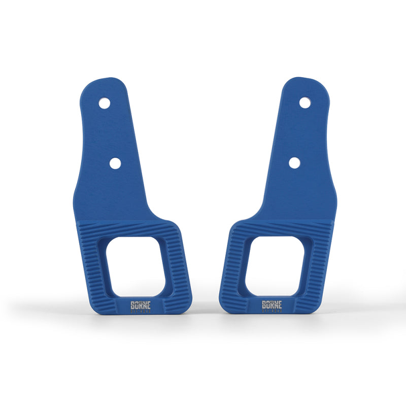 Mishimoto 2017+ Ford Raptor / 2009+ Ford F150 Borne Off-Road Billet Tow Hooks - Blue - Mammoth Racing -