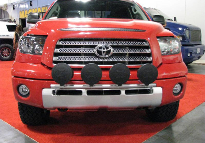 N-Fab Light Bar 07-13 Toyota Tundra - Gloss Black - Light Tabs - Mammoth Racing -