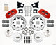 Wilwood Dynapro 6 Front Hub Kit 12.19in Drilled Red AMC 71-76 OE Disc w/o Bendix Brakes - My Store