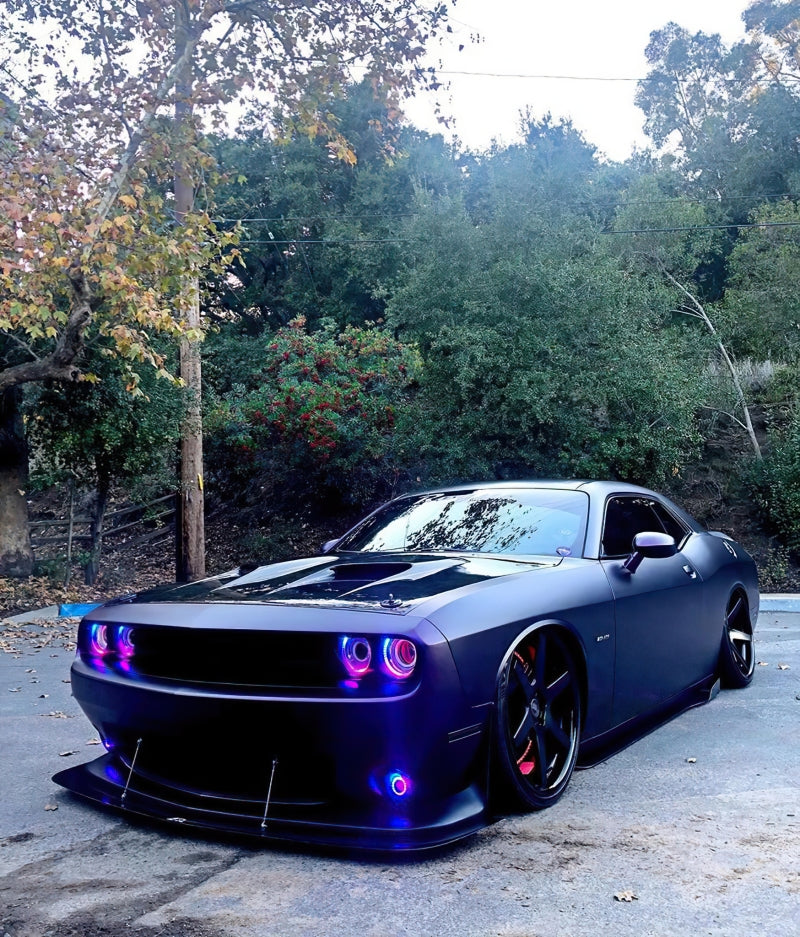 Oracle 08-14 Dodge Challenger Dynamic Surface Mount Headlight/Fog Light Halo Kit COMBO - ColorSHIFT - Mammoth Racing -