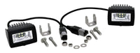 KC HiLiTES C-Series C2 LED 2in. Backup Area Flood Light 20w (Pair Pack System) - Black - Mammoth Racing -