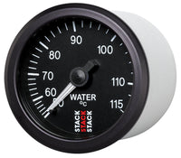 Autometer Stack Instruments 52mm 50-115 Celsius 3/8 Bspt (M) Mechanical Water Temp Gauge - Black - My Store