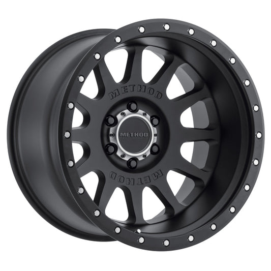 Method Mr605 NV 20x10 -24mm Offset 6x135 87mm CB Matte Black Wheel - Mammoth Racing -
