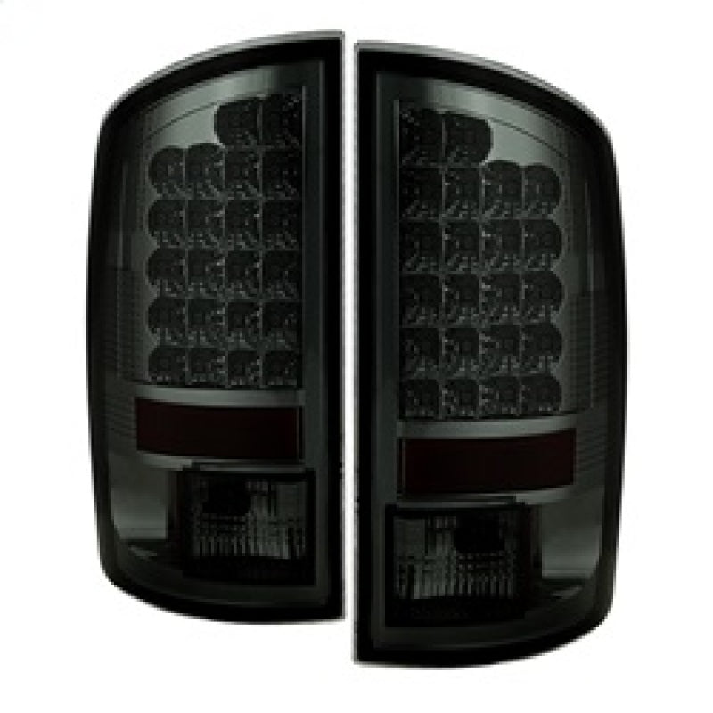 Spyder Dodge Ram 02-06 1500/Ram 2500/3500 03-06 LED Style Tail Lights Smoke ALT-YD-DRAM02-LED-SM - Mammoth Racing -