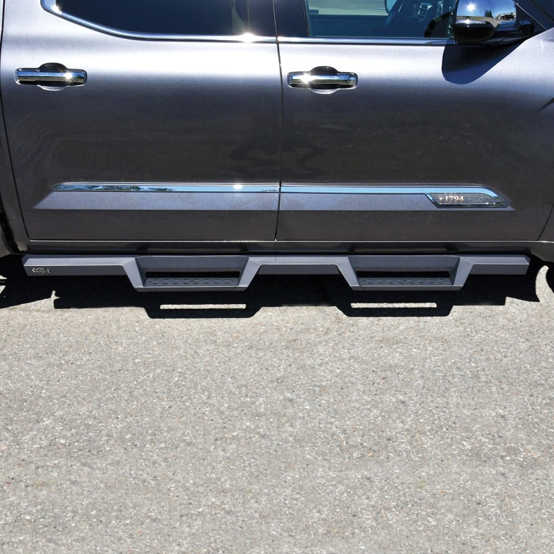 Westin Toyota Tundra CrewMax 2022 Drop Nerf Step Bars - Textured Black - Mammoth Racing -