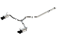 Borla 15-19 Subaru WRX/STI 2.5L Turbo 3in S-Type Catback Exhaust - 2.5in Black Chrome Tips - Mammoth Racing -