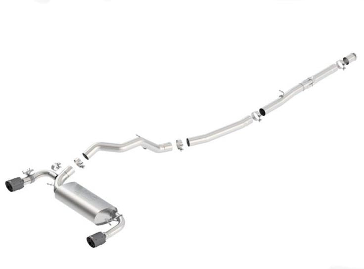 Borla 16-17 Focus RS Turbocharged 2.3L Single Split Exit ATAK Catback Exhaust - Mammoth Racing -