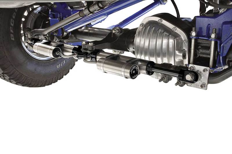 Fabtech 99-04 Ford F250/350 4WD Dual Steering Stabilizer System w/DL 2.25 Resi Shocks - Mammoth Racing -