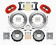Wilwood Narrow Superlite 6R Front Hat Kit 14.00in Red 1999-2012 Subaru WRX w/Lines - Mammoth Racing -