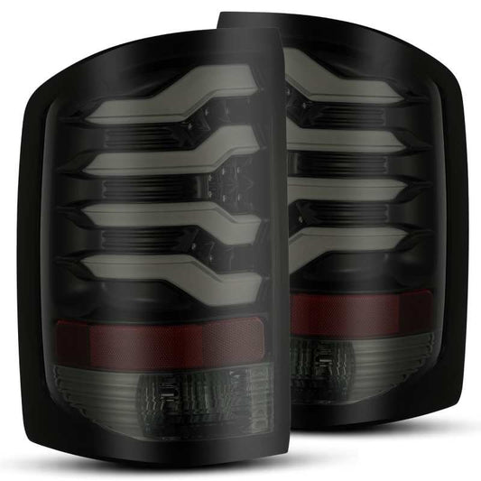 AlphaRex 14-18 GMC Sierra 1500 PRO-Series LED Tail Lights Jet Black - My Store