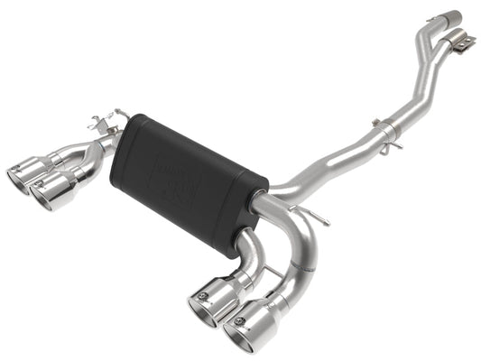 aFe MACHForce XP Exhausts Cat-Back SS 19-21 BMW M2 Competition L6-3.0L w/Polished Tips - Mammoth Racing -