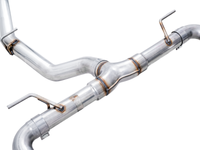 AWE Subaru BRZ/ Toyota GR86/ Toyota 86 Track Edition Cat-Back Exhaust- Chrome Silver Tips - Mammoth Racing -