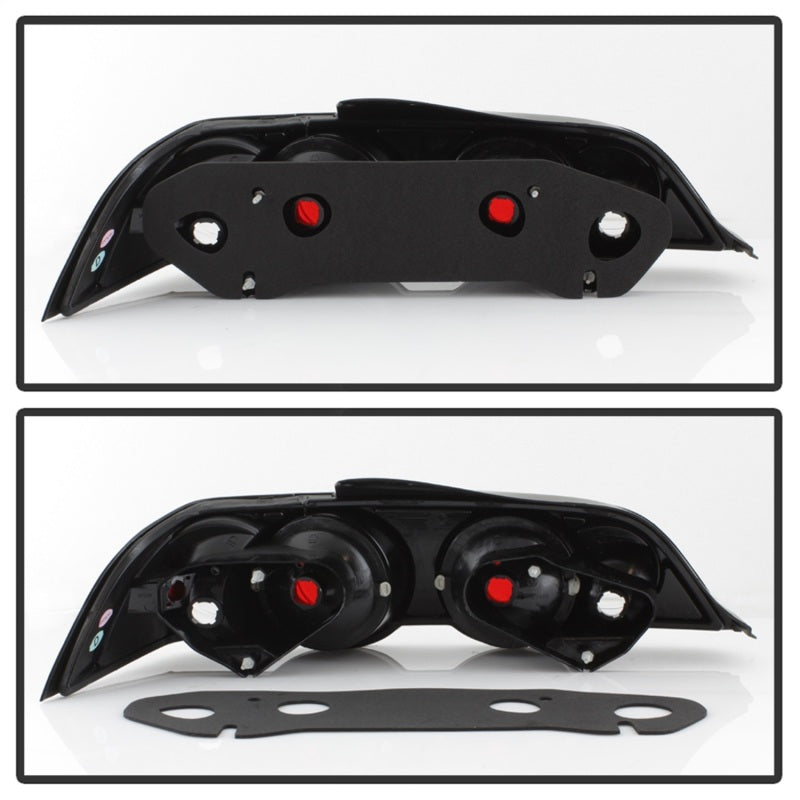 Spyder Acura RSX 02-04 Euro Style Tail Lights Black ALT-YD-ARSX02-BK - Mammoth Racing -