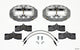 Wilwood D8-6 Front Caliper Kit Clear Corvette C2 / C3 65-82 - Mammoth Racing -