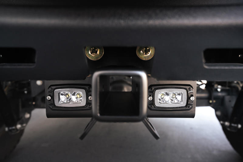 DV8 Offroad 07-21 Jeep Wrangler (JK/JL) Bolt-On Hitch w/ Lights - Mammoth Racing -