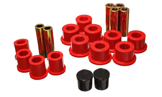 Energy Suspension Rear Spring Bushing Set - Red - My Store