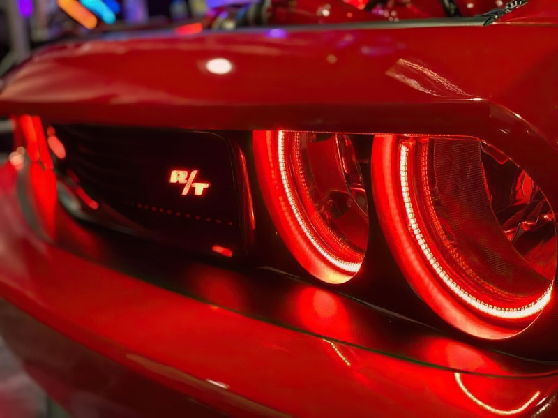 Oracle 08-14 Dodge Challenger Dynamic Surface Mount Headlight/Fog Light Halo Kit COMBO - ColorSHIFT - Mammoth Racing -