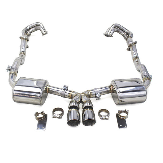 Stainless Valved Catback Exhaust for Porsche Boxster S Cayman S 987.2 2.7L