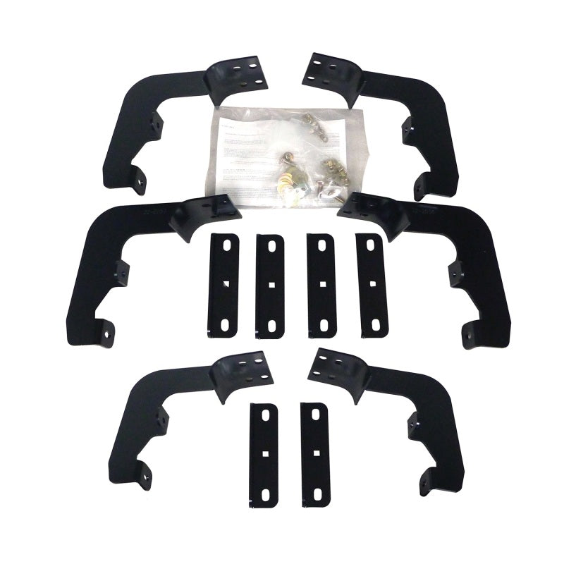 Westin 2015-2018 Chevrolet/GMC Colorado/Canyon Crew Cab Premier Oval Nerf Step Bar Mount Kit - Black - Mammoth Racing -