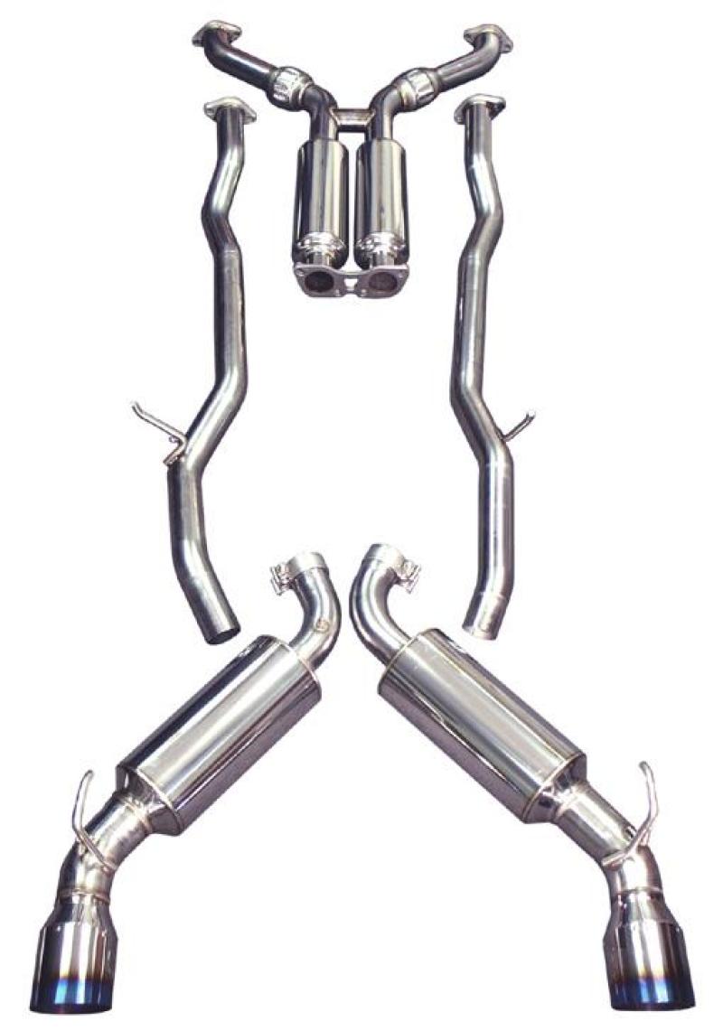 Injen 13--19 Ford Focus ST 2.0L (t) 3.00in Cat-Back Stainless Steel Exhaust System w/Titanium Tip - Mammoth Racing -