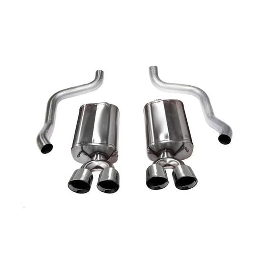 Corsa 15-16 Ford Mustang GT Convertible 5.0L V8 Black Sport Cat-Back Dual Rear Exit