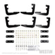Westin 2019 Ram 1500 Quad/Crew Cab (Excl. 2019 Ram 1500 Classic) Running Board Mount Kit - Black - Mammoth Racing -