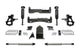 Fabtech 14-18 GM C/k1500 P/U w/oE Alm Or Stmp Stl UCA 4in Perf Sys w/Dl 2.5 & 2.25 - Mammoth Racing -