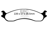 EBC 98-03 Dodge B250 B2500 Cargo 2500 Van 3/4 Ton Yellowstuff Front Brake Pads - My Store