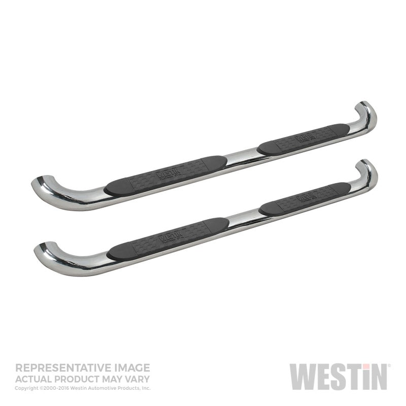 Westin 2016-2018 Nissan Titan XD Crew Cab Platinum 4 Oval Nerf Step Bars - SS - Mammoth Racing -